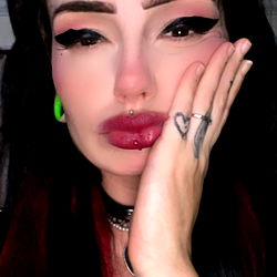 Intense Expression on OnlyFans Model