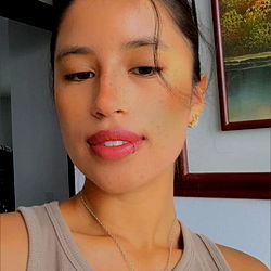 Woman in Tank Top with Gold Chain Necklace