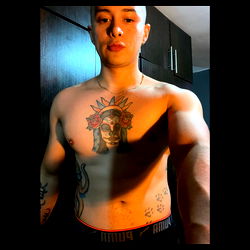 Renato: Fitness Enthusiast with Tattooed Torso, Medellín