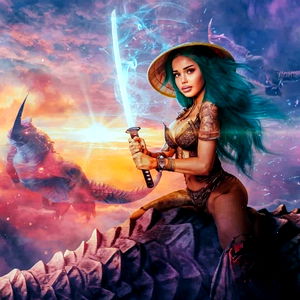 Blue Pixie fairy photo