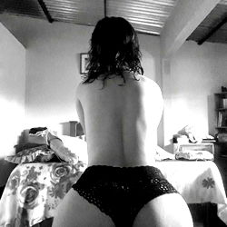 An OnlyFans Model in a Lacy Thong