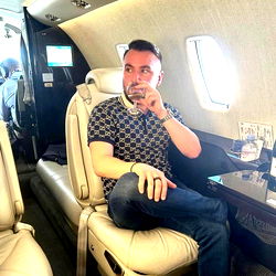 Nick in a Private Jet