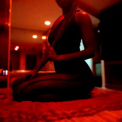 Meditating in a Zen Den