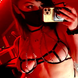 Alt Model with Futuristic Fashion and Daring Accessories