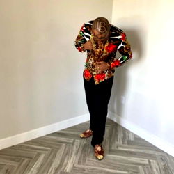 Funky, Stylish Man in Vibrant Outfit