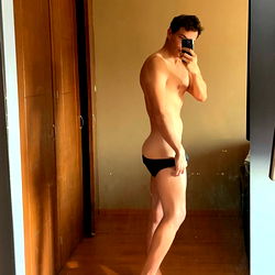 Okeykennn, Mexican Model Strikes a Pose in His Underwear