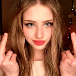 Model Name Princess Alastaire Flaunts Middle Finger