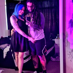 Intimate Indoor Photoshoot of Alt-ink &amp; Blue