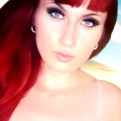 Red-haired OnlyFans model photoshoot