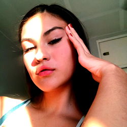 Model Sasha Shares Her Thoughtful Moment