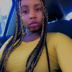 Aerial View of a Female Model in a Car